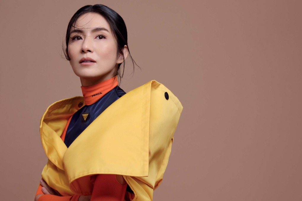 Taiwanese-Hong Kong actress Charlie Yeung, 47, in an advert for Prada. She says her children are the reason she feels younger than ever – “our interaction with them makes us young”. Photo: Wee Khim for PIN Prestige SG