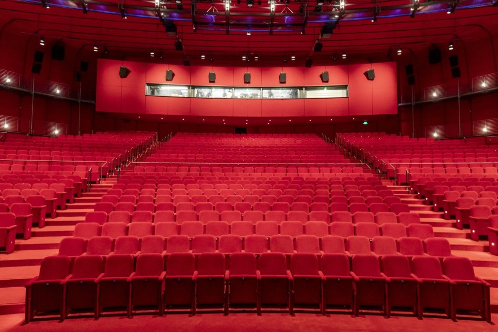 The David Geffen Theatre at the Academy Museum of Motion Pictures in Los Angeles. The seats were designed and made by Poltrona Frau in Italy, and do not feature cup holders. Photo: Ricardo DeAratanha/Los Angeles Times/TNS
