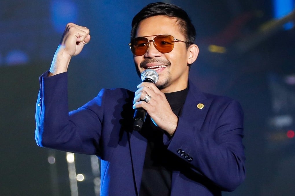 Senator Manny Pacquiao has his eye on the Philippine presidency. Photo: EPA-EFE