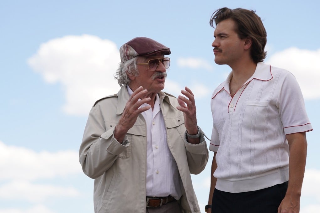 Robert De Niro (left) and Emile Hirsch in a still from The Comeback Trail (category IIB), directed by George Gallo. Also starring Tommy Lee Jones and Morgan Freeman.