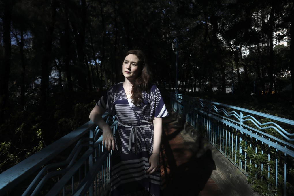 Author Hannah Bent in Kennedy Town, Hong Kong. She grew up in the city, and unexpectedly returned three years ago to live in Hong Kong. Photo: SCMP/Jonathan Wong