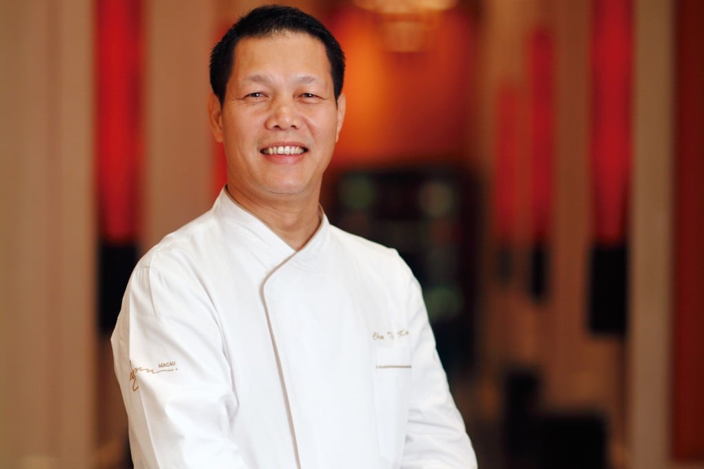 Chan Tak-kwong, the executive chef of two-Michelin-star Wing Lei restaurant, is a perfectionist in the kitchen, having inherited this from the chefs he trained under. Photo: Wynn Macau