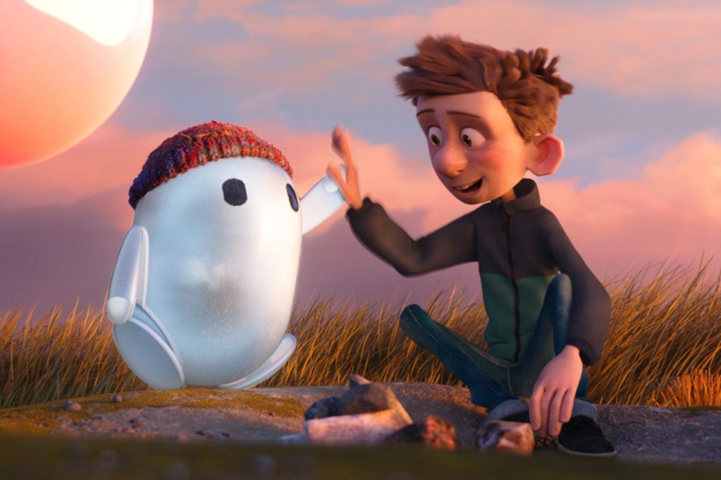 Ron (left, voiced by Zach Galifianakis) and Barney (Jack Dylan Grazer) in a still from Ron’s Gone Wrong (category: I), directed by Sarah Smith and Jean-Philippe Vine. Olivia Colman and Octavio E. Rodriguez also co-star. Photo: 20th Century Studios