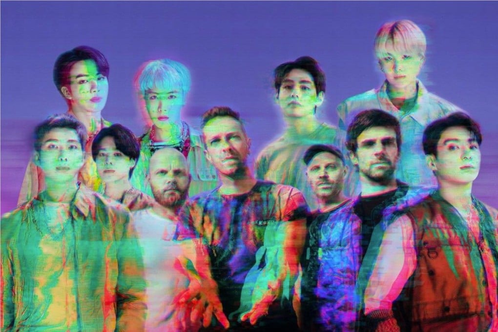 BTS and Coldplay’s My Universe is another example of the blurring lines between Western pop and K-pop. Photo: Instagram /@coldplay