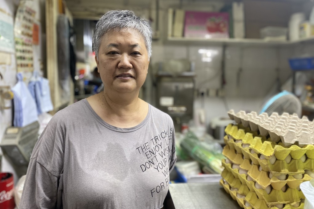 Camilla Hung says business at Hung’s Chinese Restaurant, on the ground floor of Chungking Mansions, is down more than 80 per cent. Many restaurants in the complex are struggling to survive. Photo: Kylie Knott