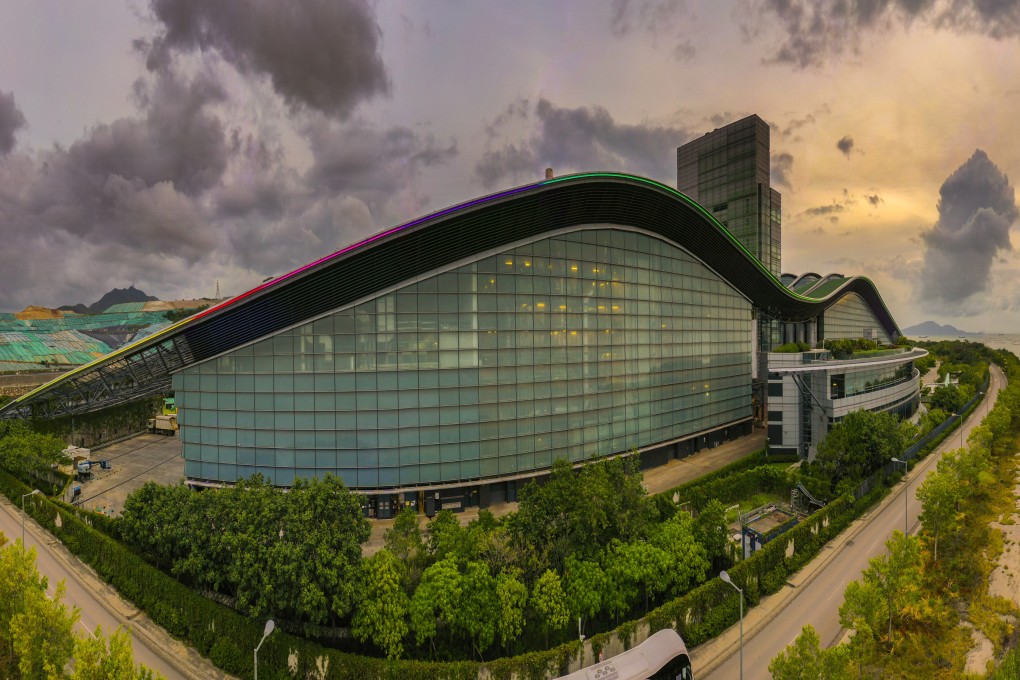 T-Park in Tuen Mun is a state-of-the-art sludge treatment facility that also has spa facilities, an example of Hong Kong’s innovative approach to sustainable buildings and development. Photo: Martin Chan