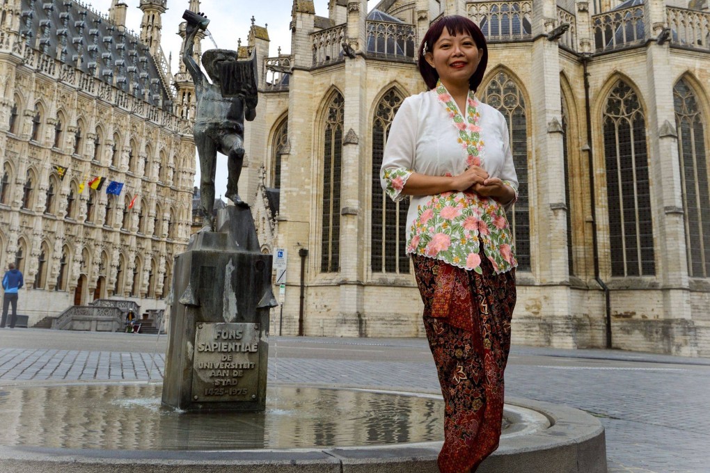 Kezia Dewi in kebaya encim, a mode of dress characteristic of Chinese peranakan women in Southeast Asia. Photo: Handout