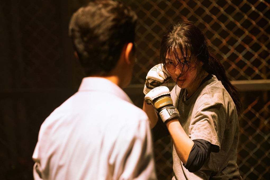 Han So-hee in a scene from Netflix gangster-revenge drama My Name. Her character survives many against-the-odds fights, but they tend to run into one another as the narrative peters out and turns in on itself.