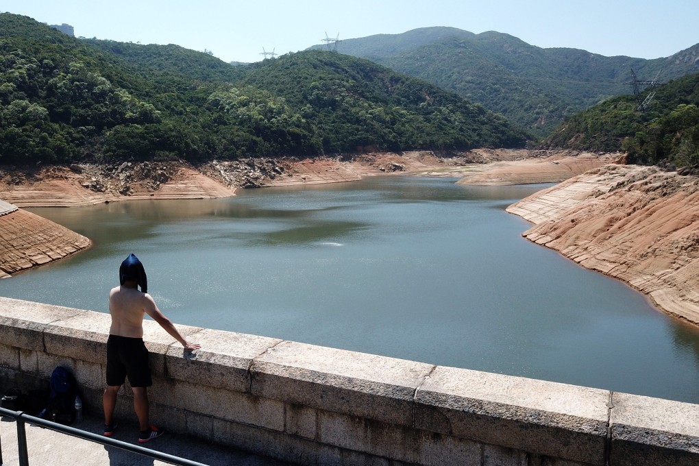 A view of the low water level of the Tai Tam Upper Reservoir amid a heatwave in 2018. The Greater Bay Area is one of the driest in China, and two of its largest economies, Hong Kong and Shenzhen, have less per capita water availability than Middle Eastern countries like Syria. Photo: Winson Wong