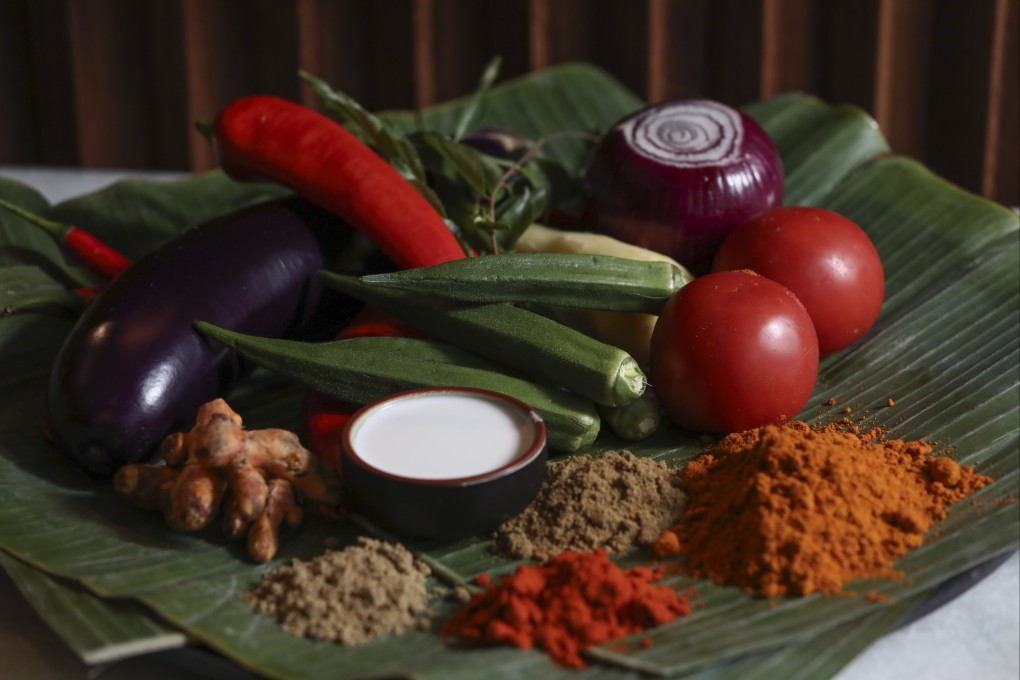 Ingredients for fish head curry, from Bibi & Baba in Wan Chai. Photo: Jonathan Wong
