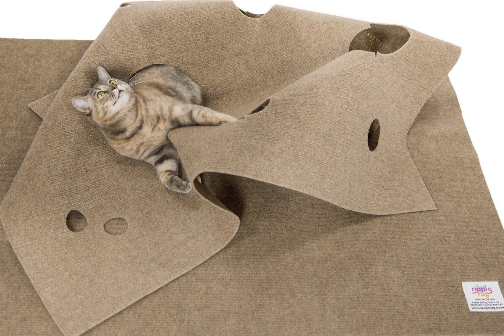 A Ripple Rug by Fred Ruckel. The small producer found himself up against multiple Chinese knock-off merchants selling copycat products on Amazon at a lower price.