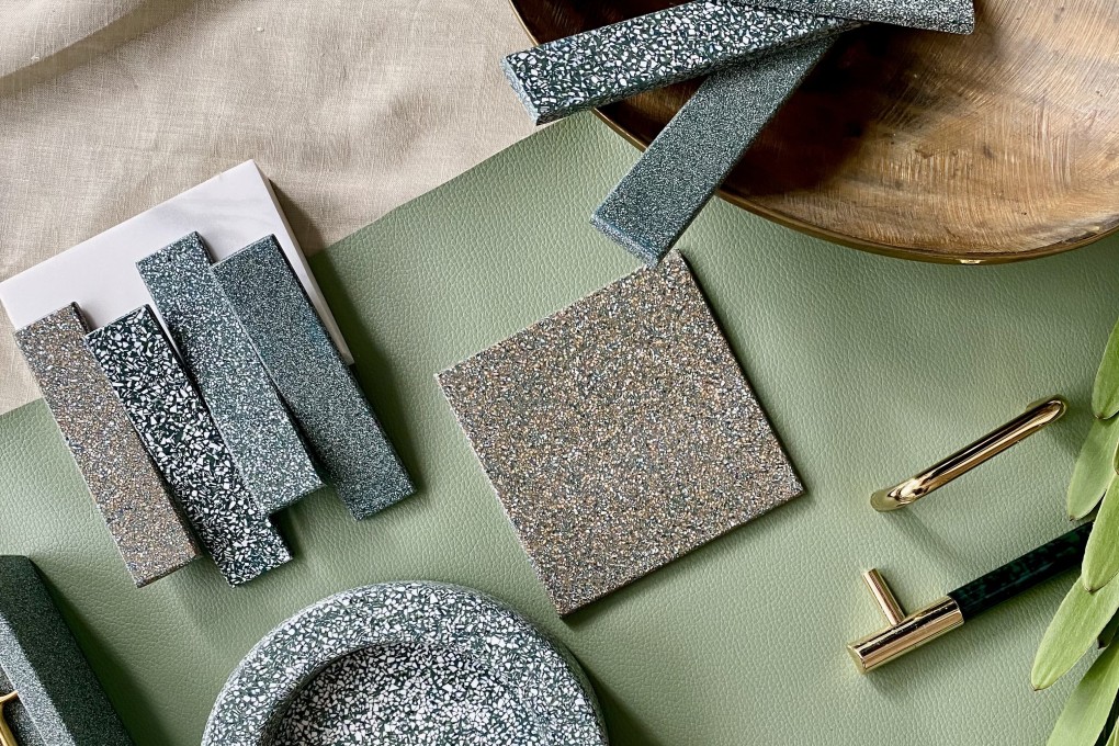 A venture between textile weaver and designer Elaine Ng and Nature Squared has resulted in the world’s first handmade eco-friendly eggshell wall tiles. Photo: Handout