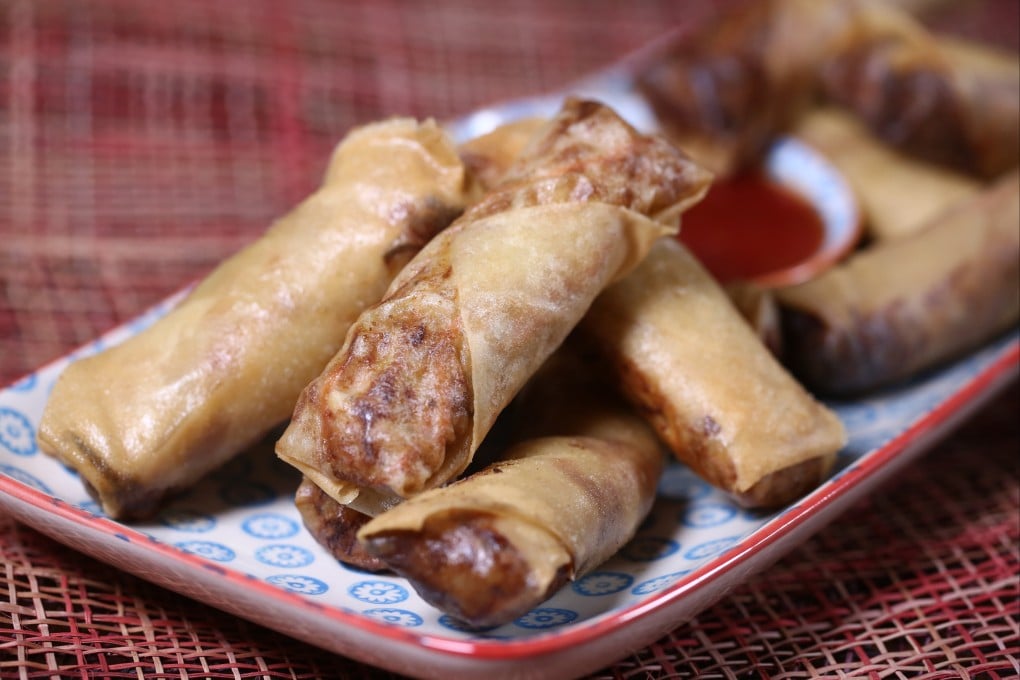 Lumpia Shanghai with sweet and sour sauce, a dish popularised in the Philippines by Chinese settlers. Photo: Jonathan Wong