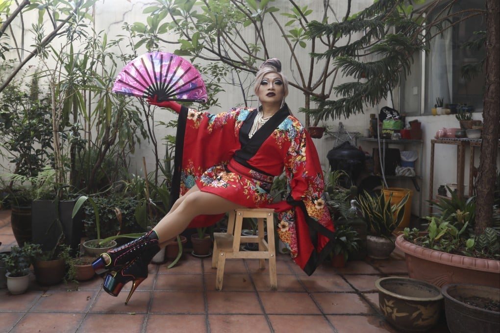 Drag queen Coco Pop at her home in Hong Kong. Photo: Jonathan Wong