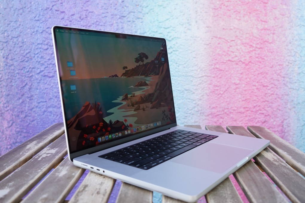 Apple’s new 16-inch MacBook Pro, powered by the M1 Max chip. Photo: Ben Sin