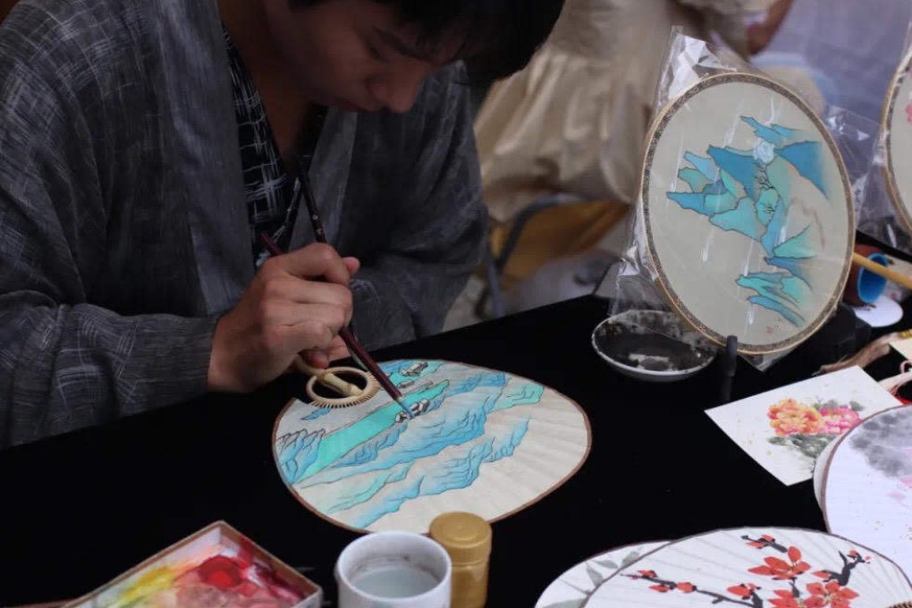 More young people like Li Jingyi (pictured) are turning to making traditional Chinese handicrafts and clothing for a living and promoting their country’s culture on social media to a global audience. Photo: Li Jingyi