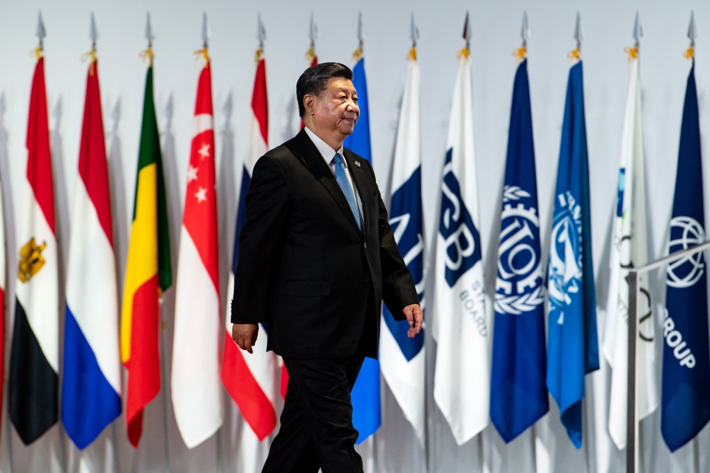 Chinese President Xi Jinping arrives at the welcome ceremony of the G20 summit in Osaka on June 28, 2019. Xi will not attend the upcoming G20 leaders’ summit in Rome in person this year. Photo: DPA