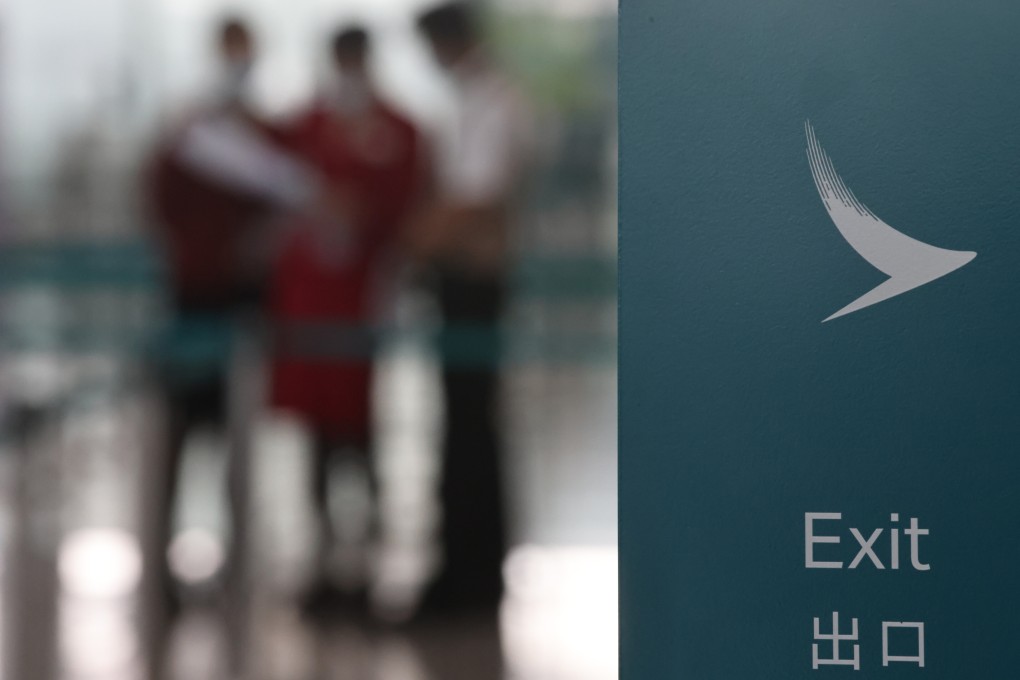 A view of the Cathay Pacific check-in at Hong Kong International Airport. Photo: K.Y. Cheng