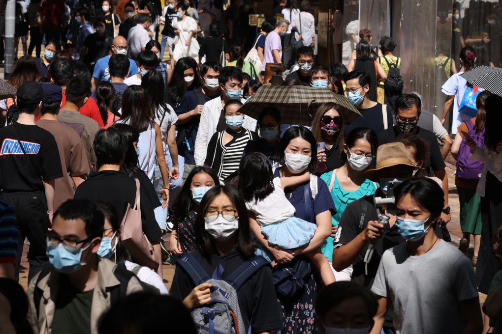 Crowds in Causeway Bay on October 16. Daily life has largely returned to normal in Hong Kong, with the city topping The Economist’s “normalcy index”. Photo: Nora Tam