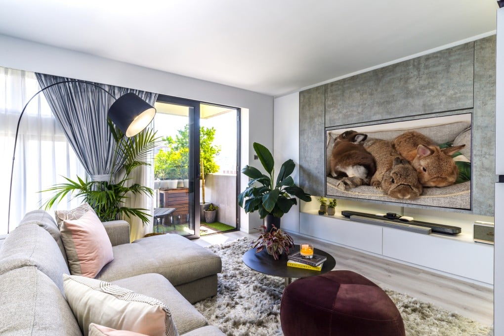 The light-filled Kowloon apartment of a young couple - home for them, their three pet rabbits and a corgi. Photo: John Butlin