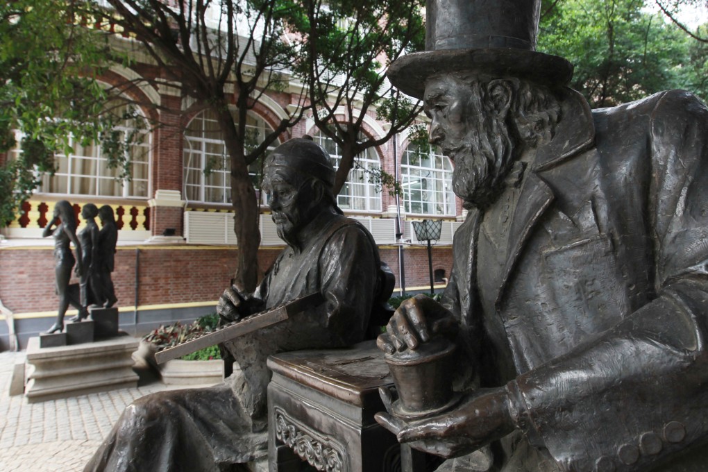 Statues on Shamian Island, a heritage district of Guangzhou that was the site of British and French concessions in the 19th century. It is one of many cities in China that at one time drew foreign residents, all of whom have now gone. If the same happened to Hong Kong, it would just be history repeating itself. Photo: Edward Wong