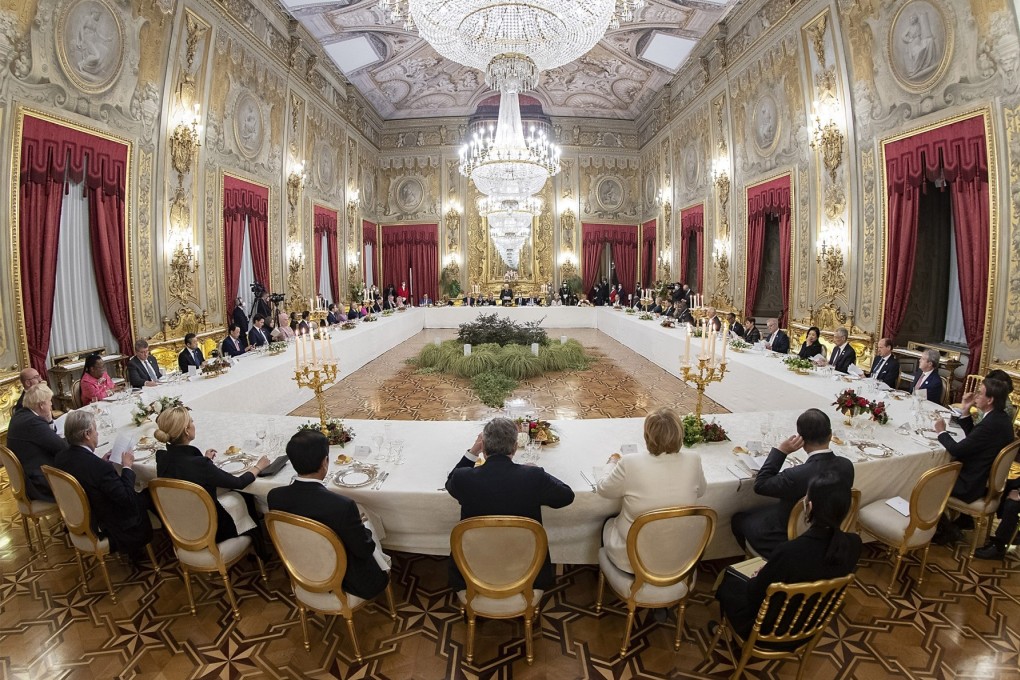 Italian President Sergio Mattarella addresses a reception and dinner at The Quirinale Palace, on the sidelines of the G20 World Leaders Summit. Photo: DPA