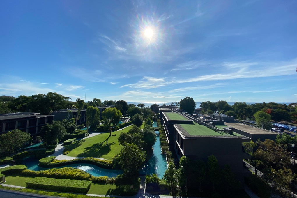 The Marriott Resort Hua Hin Hotel in Thailand has installed solar panels to lower its greenhouse gas emissions. Marriott International has pledged to reach net zero carbon by 2050. Photo: Shutterstock