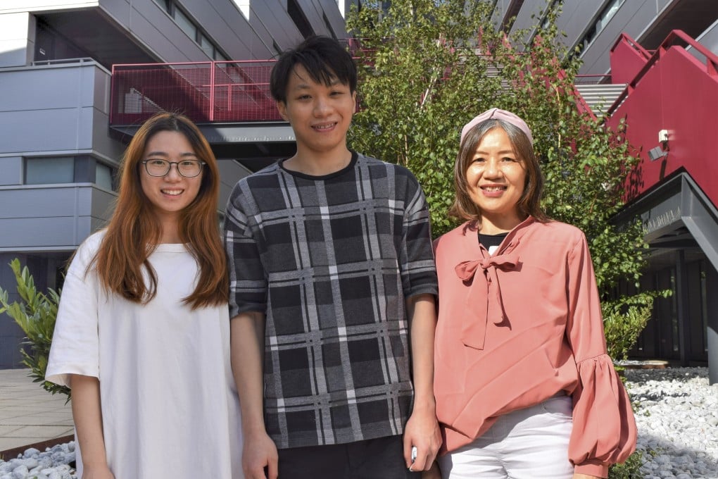 Sarah Kong with her son and daughter-in-law at their new home in Altrincham, Manchester, northern England. Many recent Hong Kong migrants to the UK have looked beyond London to find a place to live. Photo: Red Door News
