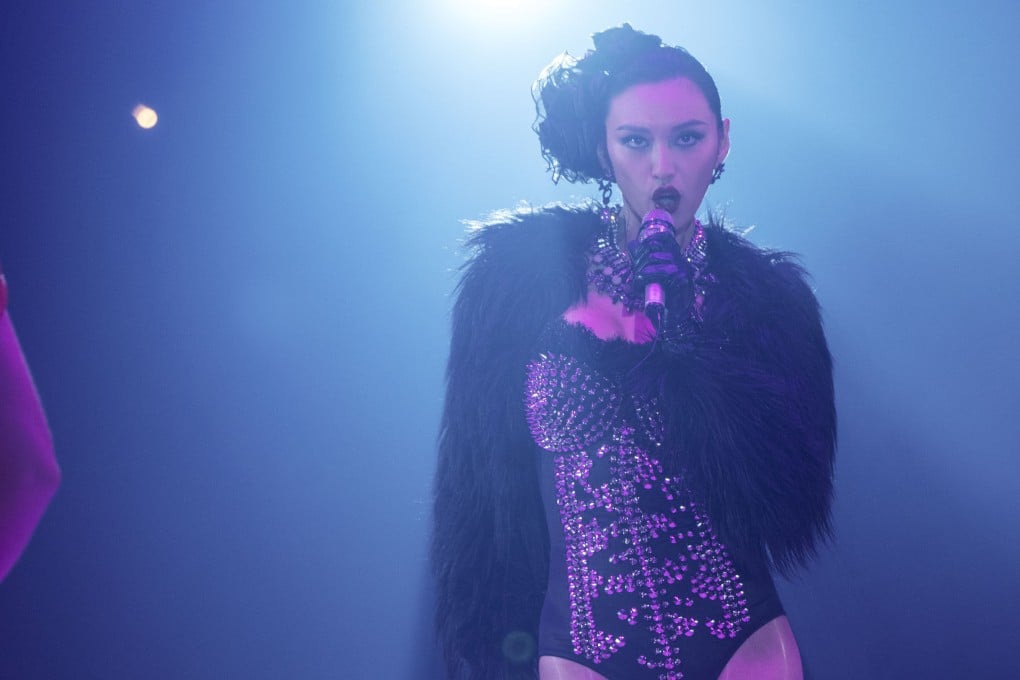 Louise Wong as Anita Mui in a still from Anita (category IIB; Cantonese), which also stars Louise Wong, Louis Koo and Fish Liew. Longman Leung directs