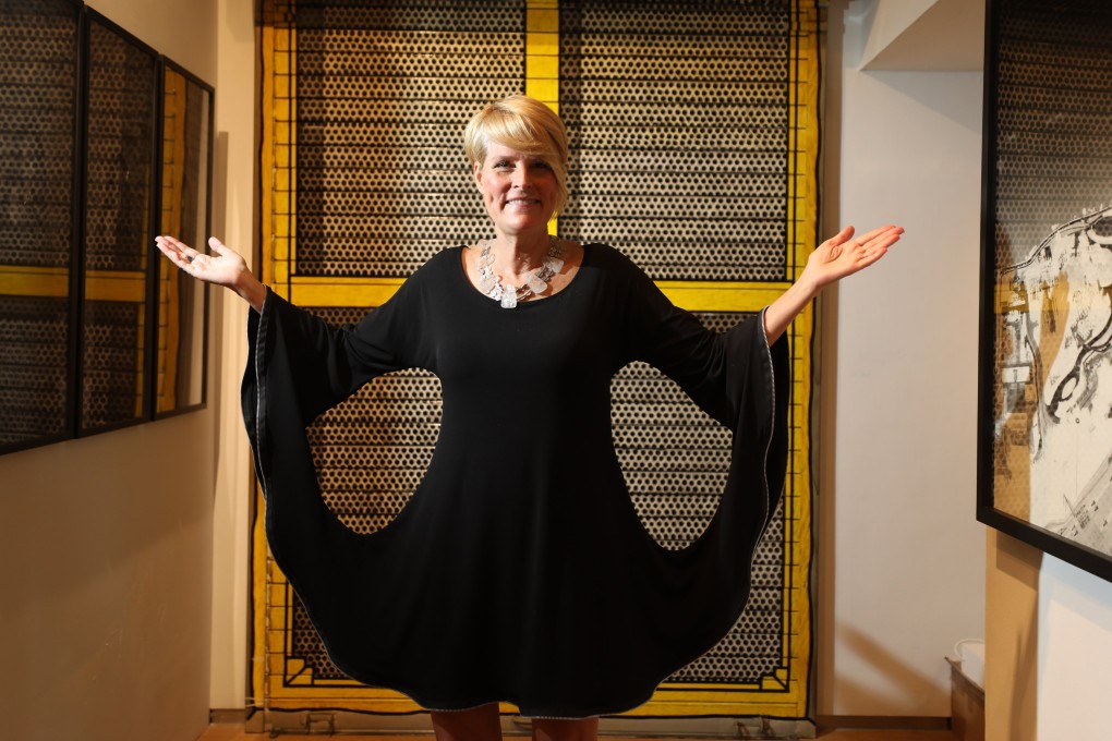 Katie de Tilly at her 10 Chancery Lane Gallery in Central, which is celebrating its 20th anniversary. Photo: Xiaomei Chen