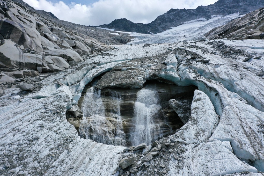 A glacier in the Zillertal Alps, in Austria. Melting glaciers will have long-term effects around the world. Photo: Getty Images