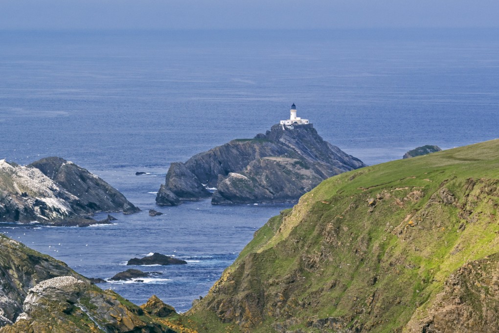 The lighthouse  on the island of Unst in the Shetlands, Scotland - the setting for children’s book Julia and the Shark. Photo: Getty Images