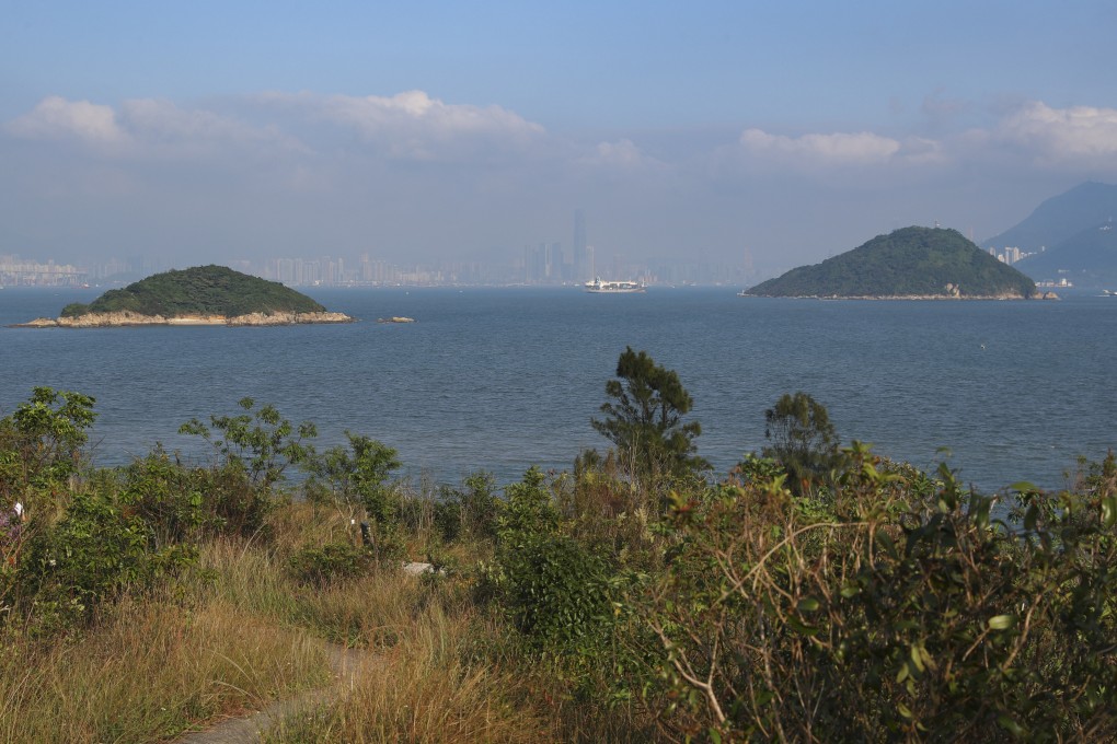 The Lantau Tomorrow Vision project centres on building man-made islands that would become a housing and business hub. The first phase of the project involves the reclamation of 1,000 hectares around Kai Yi Chau island (right). Photo: Edmond So