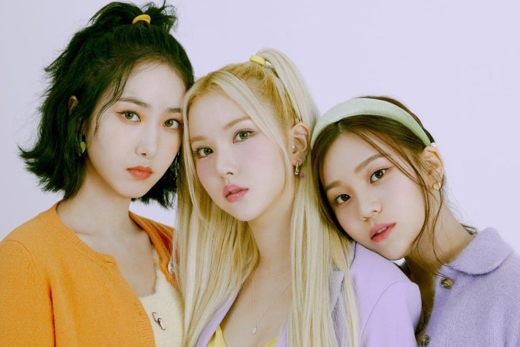 New K-pop group Viviz are made up of three former members of GFriend (from left) SinB, Eunha and Umji.