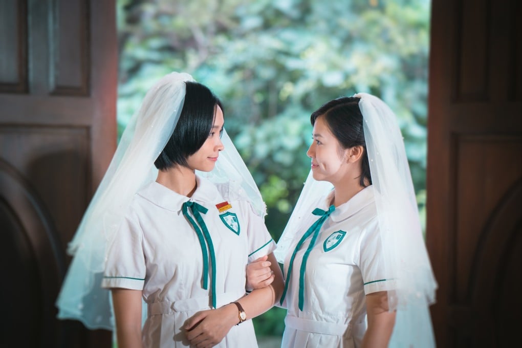 Hedwig Tam (left) and Renci Yeung in a still from The First Girl I Loved (category IIA, Cantonese), directed by Yeung Chiu-hoi and Candy Ng Wing-shan.