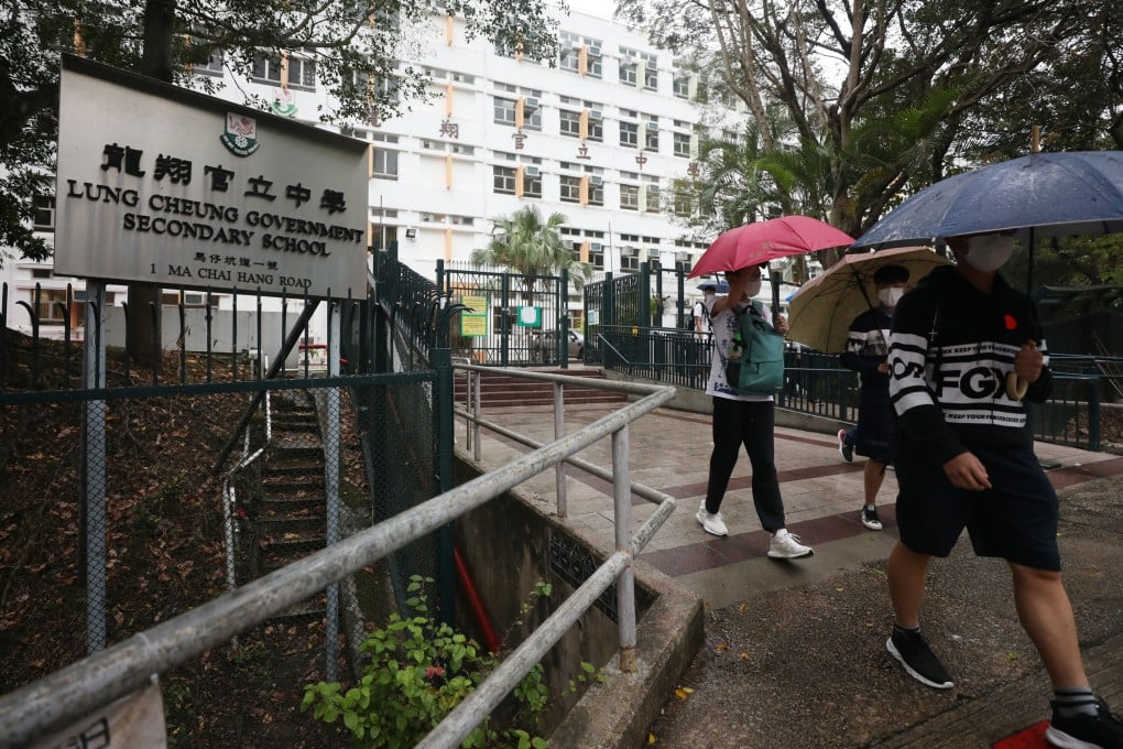 The Lung Cheung Government Secondary School in Wong Tai Sin will be folded into the Kowloon Technical School over the next three years. Photo: Xiaomei Chen
