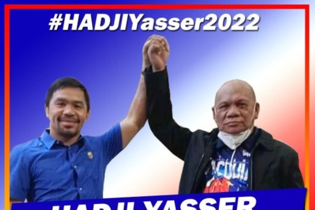 Yasser Ampatuan’s bid for governor of Mindanao has been endorsed by Manny Pacquiao. Photo: Handout