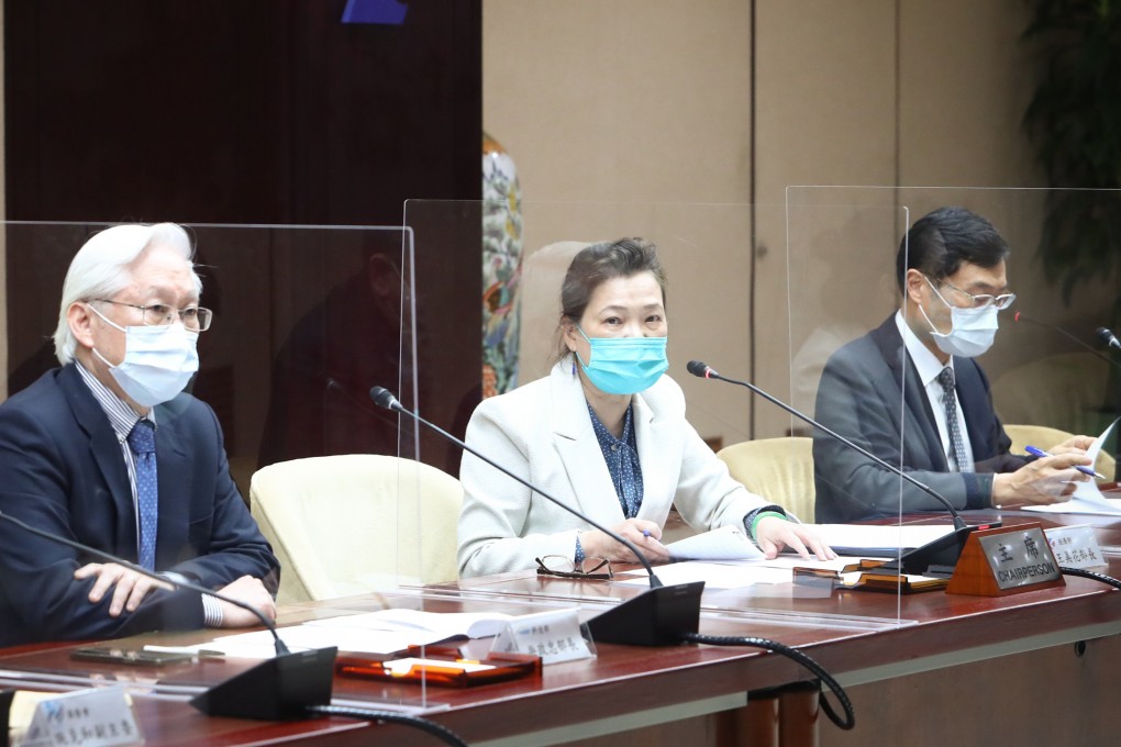 Taiwan’s Minister of Economic Affairs Wang Mei-hua (centre), is seen on Thursday at the US-Taiwan Economic Prosperity Partnership Dialogue. Photo: CNA