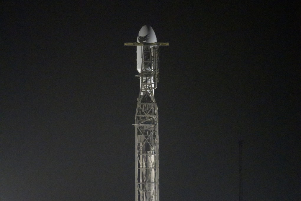The DART spacecraft lifted off on Wednesday aboard a SpaceX rocket from Vandenberg Space Force Base in California. Photo: Nasa via AP