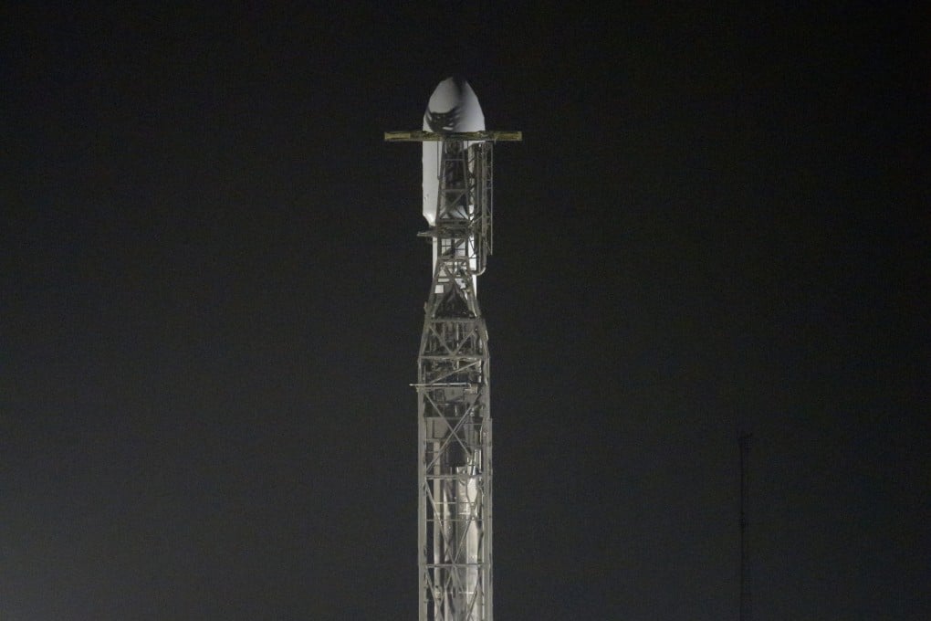 The DART spacecraft lifted off on Wednesday aboard a SpaceX rocket from Vandenberg Space Force Base in California. Photo: Nasa via AP