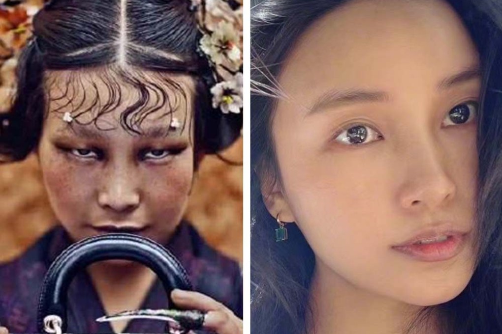 Chen Man (right) apologised for a Dior photograph (left) that was heavily criticised in China. Photo: Handout