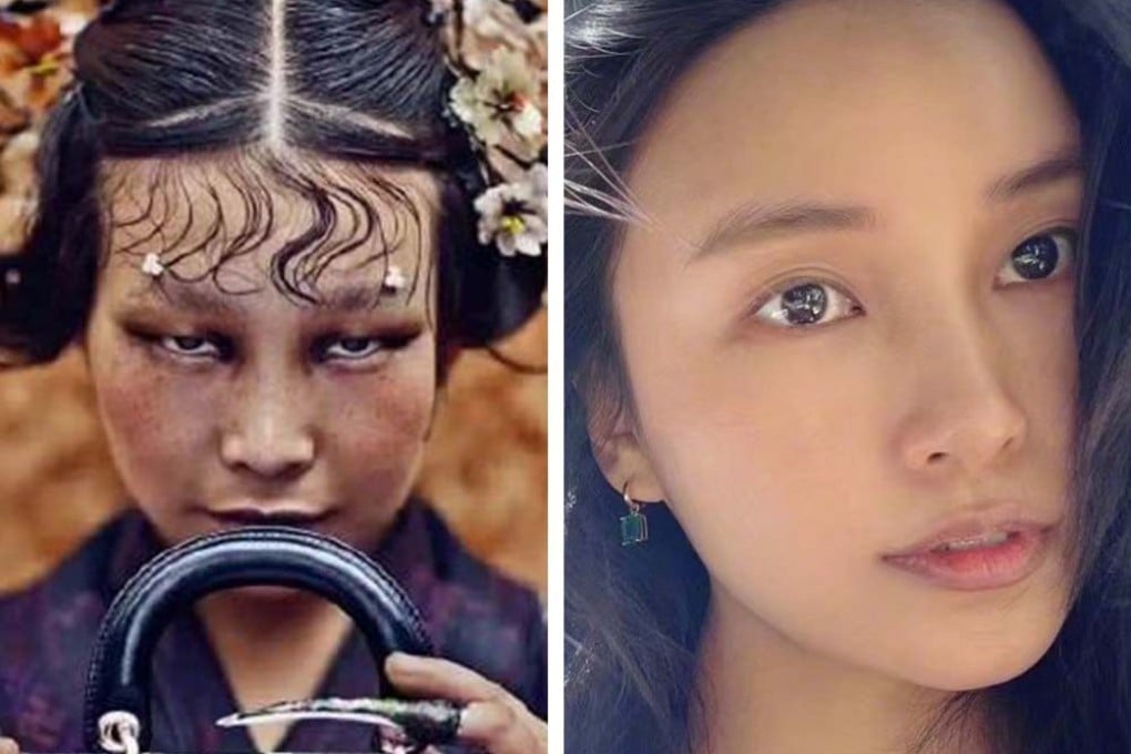 Chen Man (right) apologised for a Dior photograph (left) that was heavily criticised in China. Photo: Handout