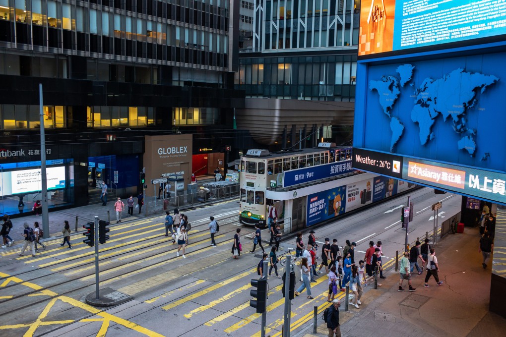 Hong Kong’s Central business district. Photo: Bloomberg