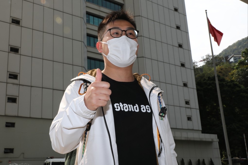 Raphael Wong Ho-ming outside Hong Kong’s High Court.
Photo: K. Y. Cheng