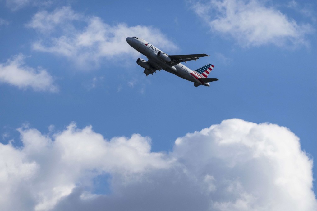 An American Airlines plane takes to the skies. Photo: Getty Images/AFP