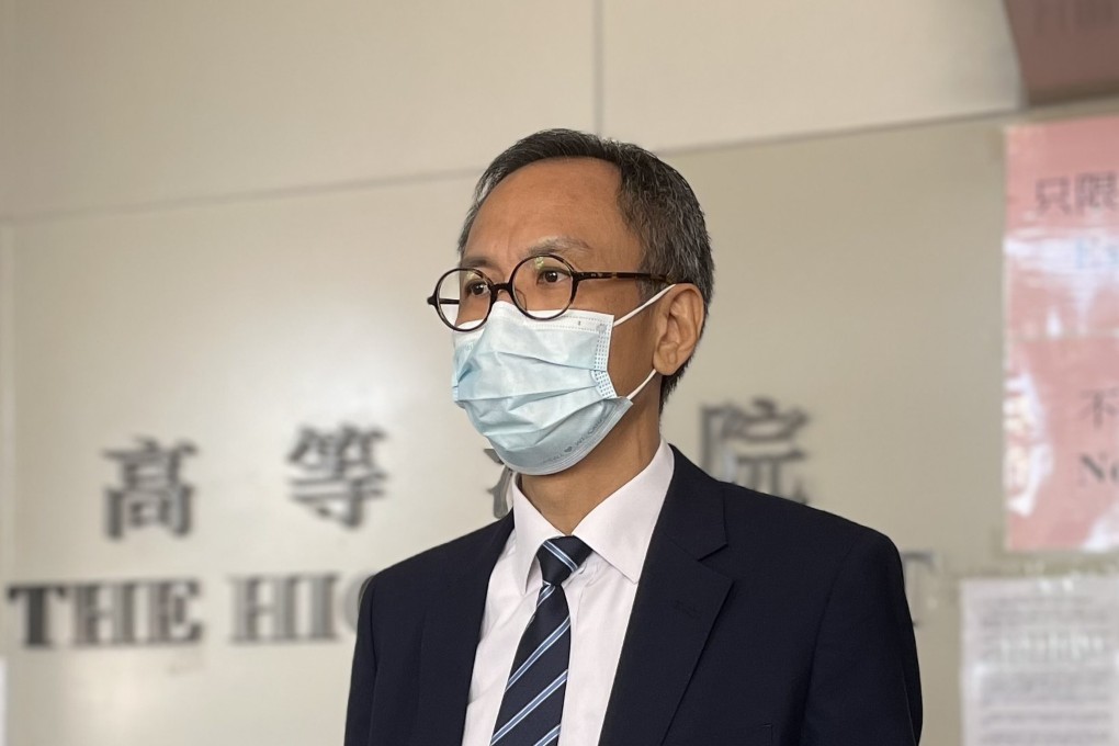 Defence psychiatrist Dr John Wong leaves the High Court on Monday. Photo: Jasmine Siu