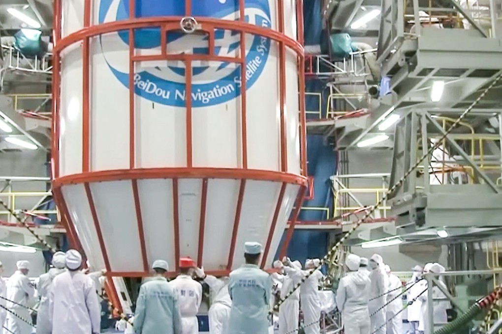 The final satellite in the BeiDou system was launched last year. Photo: CCTV