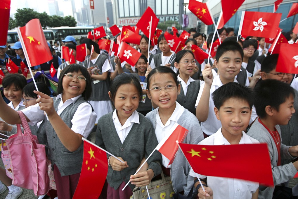 A new civic values framework issued to local schools aims to bolster students’ sense of national identity. Photo: Robert Ng