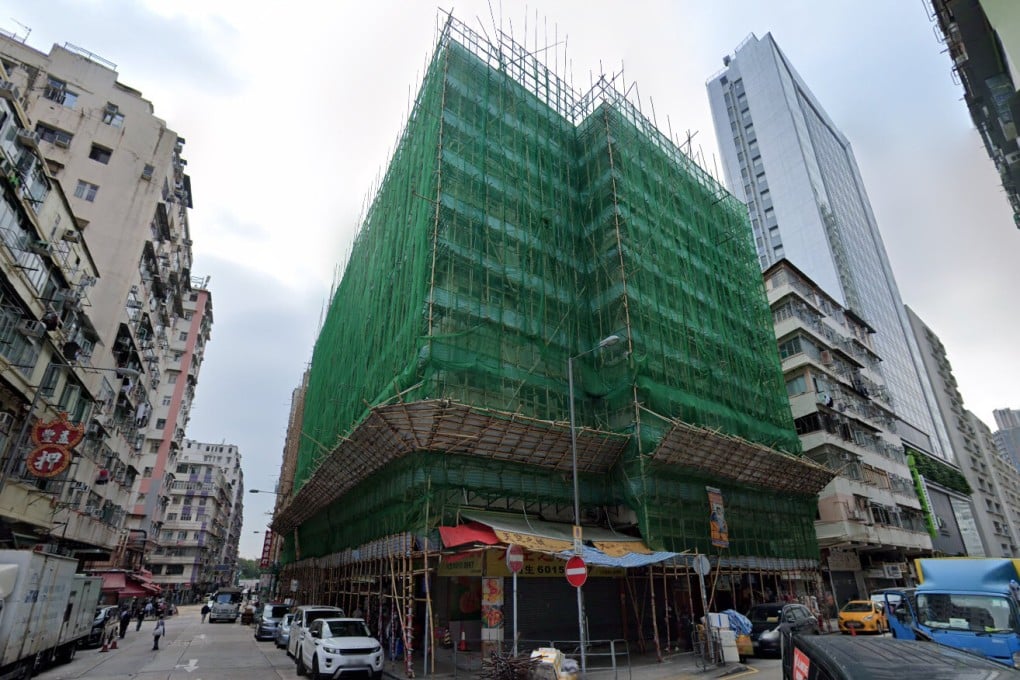 The building in To Kwa Wan Henderson Land has acquired for redevelopment. Photo: Handout