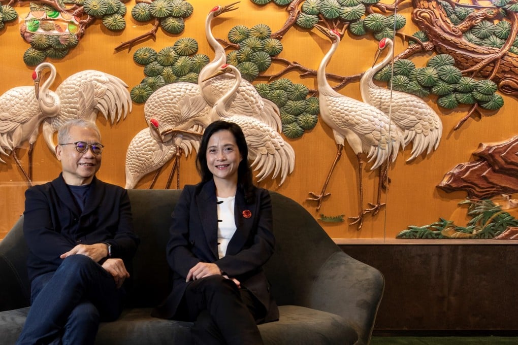 Kam Kwan-lai and Yvonne Kam at the renovated Yung Kee in Central, Hong Kong. Photo: SCMP/Antony Dickson